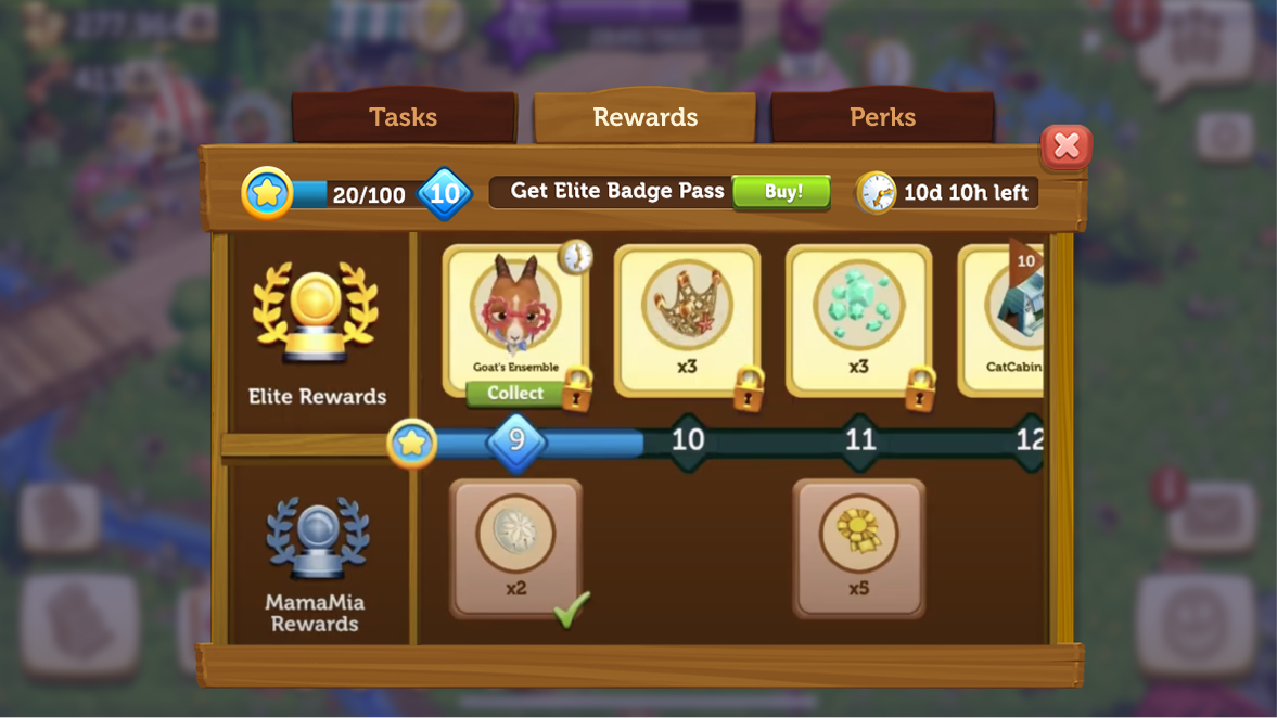 Battle Pass Rewards UI