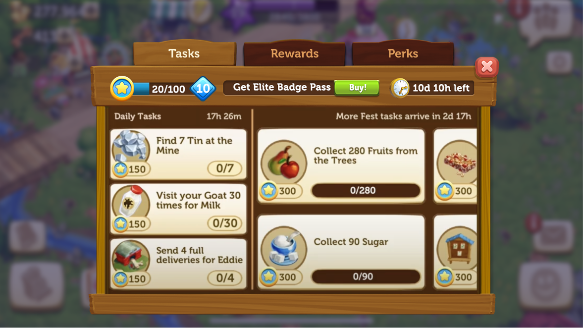 Battle Pass Tasks UI